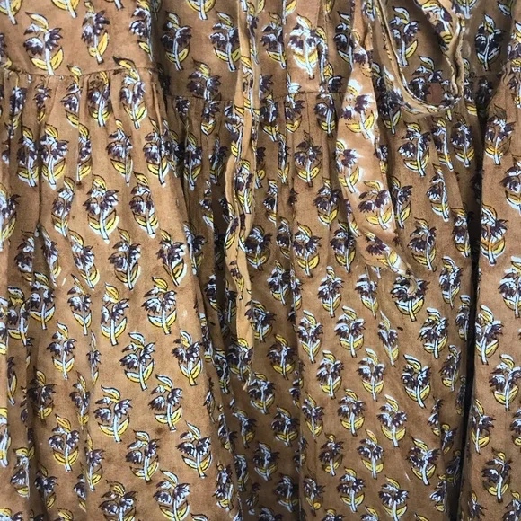 Daughters of India Light Brown Midi Dress - Picture 16 of 16